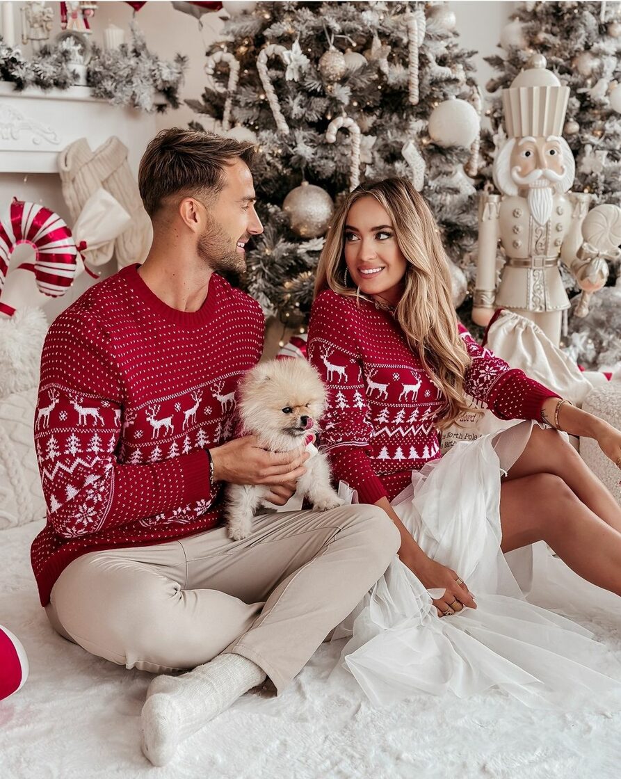 Moteriškas Kalėdinis megztinis Christmas Time