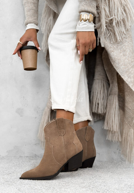 Zomšiniai kaubojiško stiliaus aulinukai