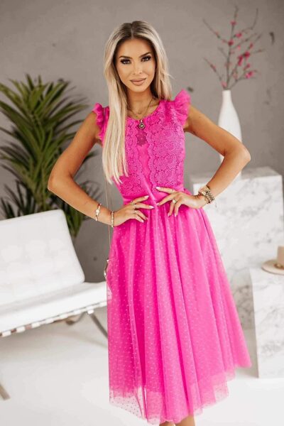 Rožinė puošni suknelė Princess